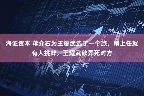 海证资本 蒋介石为王耀武选了一个旅，刚上任就有人挑衅，王耀武欲弄死对方